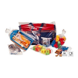 Sachet plastique pebd 50 my 5x8cm - le colis de 1000