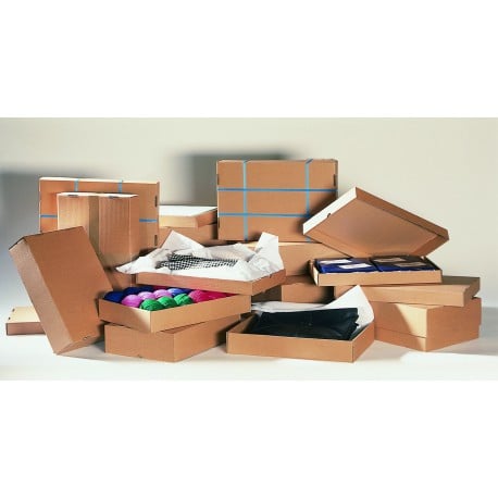Boite cloche hauteur variable pc 10 kraft BC 30,5 X 21,5 X 10,5 cm