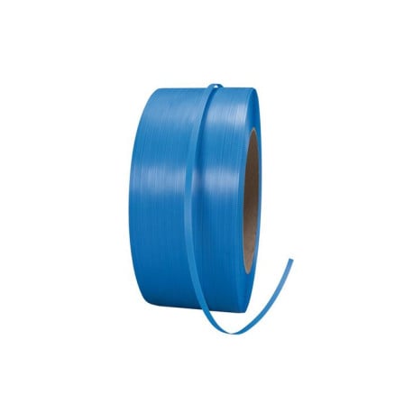 Feuillard PP Polypropylène bleu Machine - Ø 200 - 9 X 0,55 mm x 4000 m