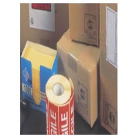 Rouleau de 500 &eacute;tiquettes - FRAGILE - 80 x 121 mm
