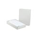 Boîte cloche 4 coins collés blanche - 30 x 21.2 x 5.2 cm