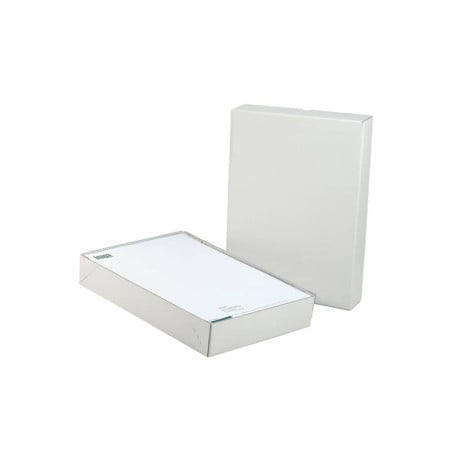 Boîte cloche 4 coins collés blanche - 30 x 21.2 x 5.2 cm