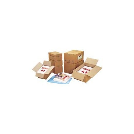 Caisse américaine simple cannelure LNE10 SC - 31 X 22 X 20 CM