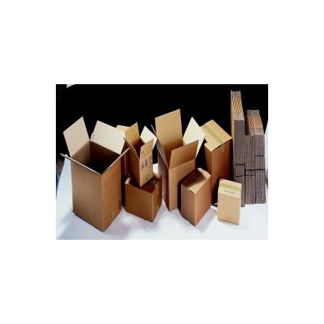 Caisse américaine simple cannelure LNE10 SC - 55 X 35 X 33 cm