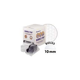 Boite distributrice Bubble Pak - Rouleau de film bulles AIRCAP 10 mm pr&eacute;d&eacute;coup&eacute; tous les 300 mm - 300 x 300 mm x 50 m