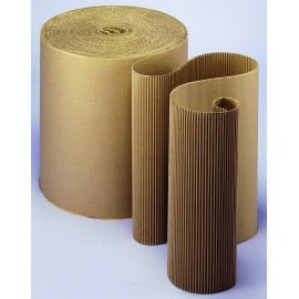 Carton ondul&eacute; simple face r&eacute;sistant 450g/m2 - 80 cm x 50 m