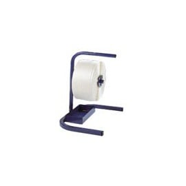 D&eacute;vidoir sp&eacute;cial feuillard textile en m&eacute;tal pour bobine largeur 140 mm, mandrin 75 mm et feuillard textile FTEX13 &agrave; 19