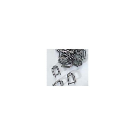 Boucles acier 16 mm pour feuillard textile - Carton de 1000