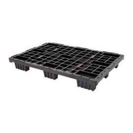 Palette plastique l&eacute;g&egrave;re grillag&eacute;e 80 x 120 cm