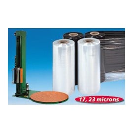 Film &eacute;tirable transparent machine cast - 23 my 280% 500 mm x 1500 m