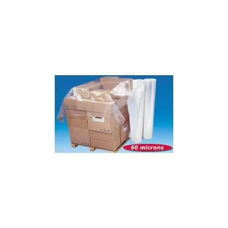 Coiffe palette pebd 60 my transparent 1400 mm x 450 mm