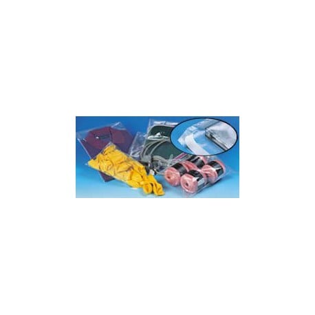 Sachet polypro 40 my patte autocollante 35 x 45 cm - Colis de 1000