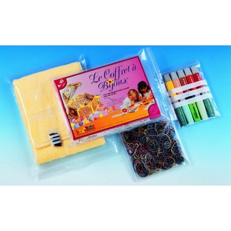 Sachet ecoclip neutre pebd 50 my 8 x 12 cm - Carton de 1000