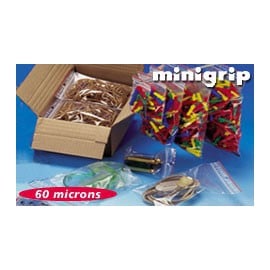 Sachet minigrip neutre pebd 60 my 15 x 18 cm - Carton de 1000