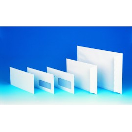 500 Enveloppes blanches sans fenêtre - 110 x 220 mm