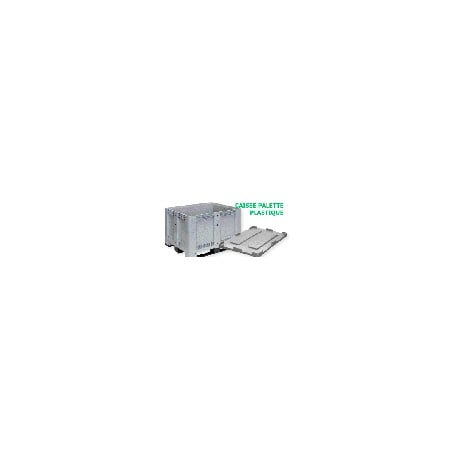 Caisse palette plastique 120 x 100 x 78 cm