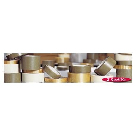 Ruban adhésif PVC vinyle blanc 33my classique - 48 mm x 100 m
